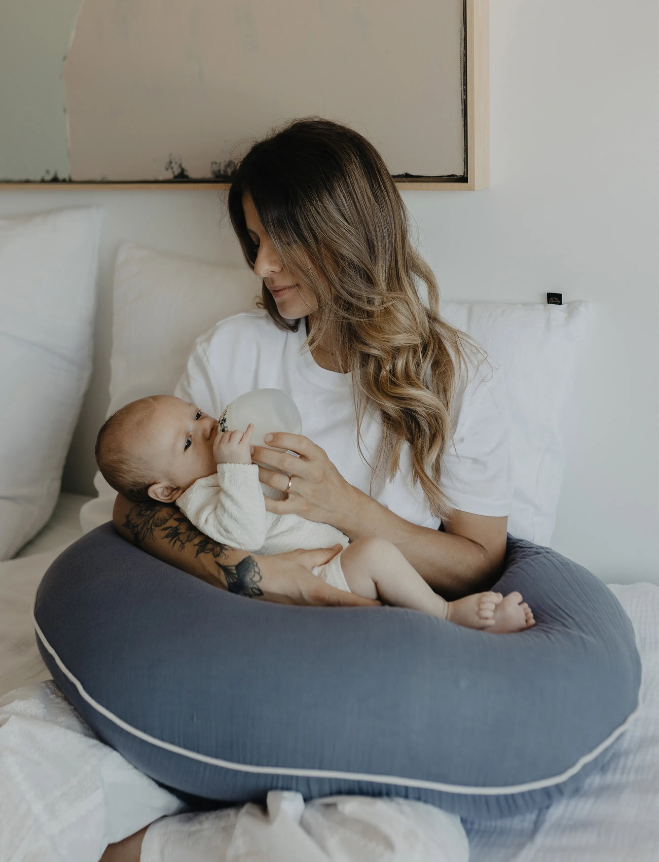 That's Mine Collab Nursing Pillow, One Size, Navy, Ammeprodukter > Ammepuder, Børn