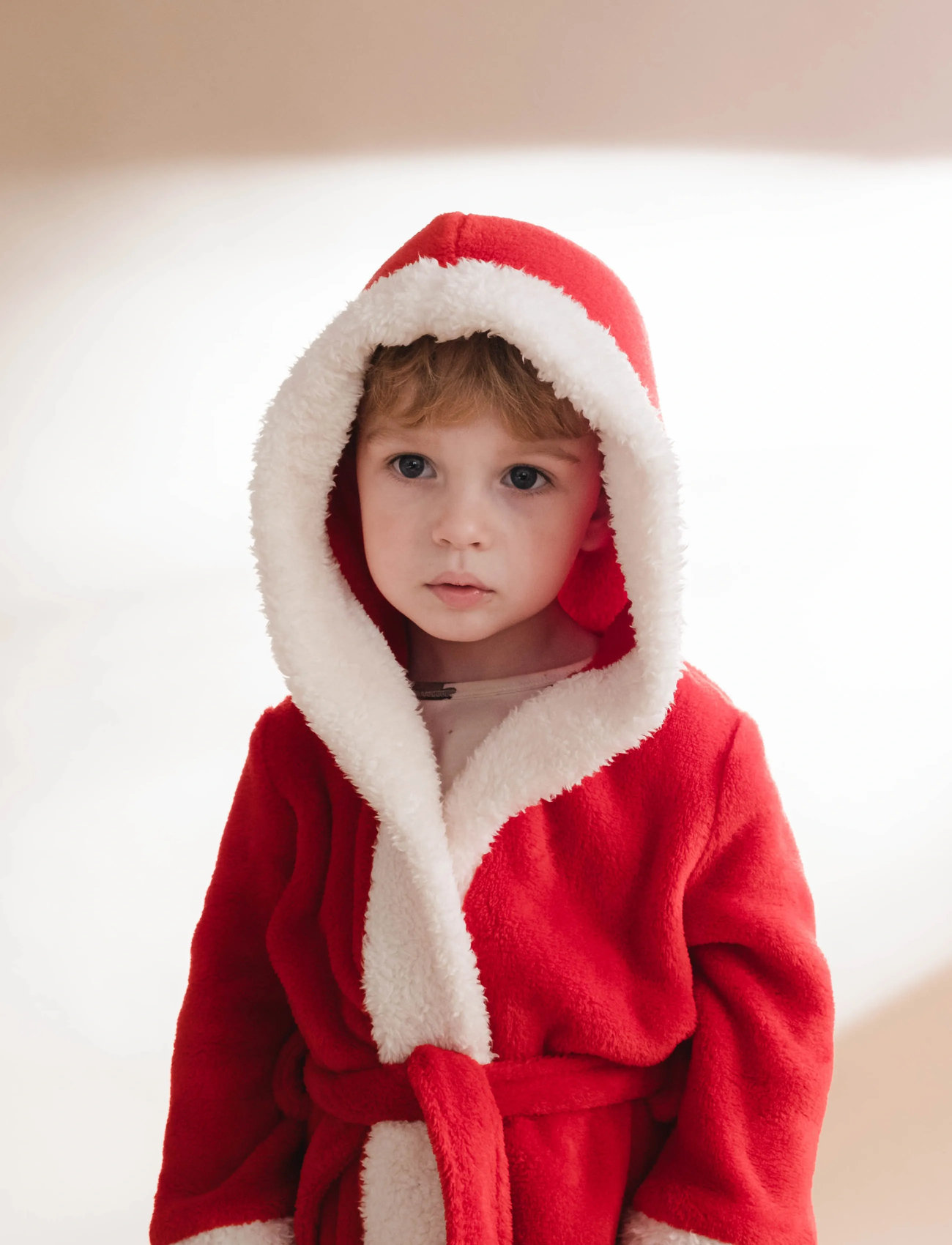 That's Mine Nor Bath Robe, 3-4Y, Red, Nat- & Undertøj > Badekåber, Børn