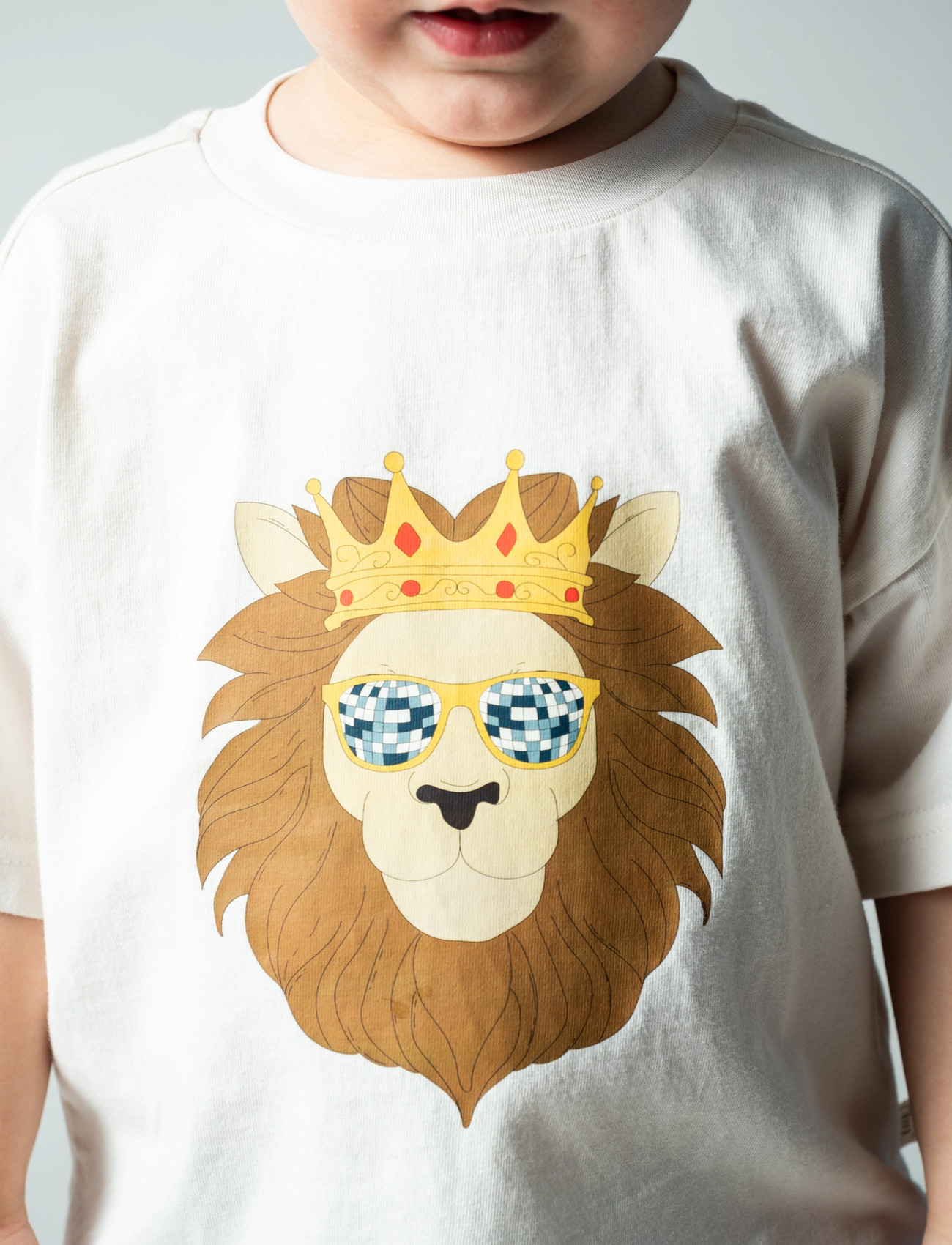 That's Mine Vilde Oversized T-Shirt, 86, Cream, T-Shirts > Kortærmede, Børn