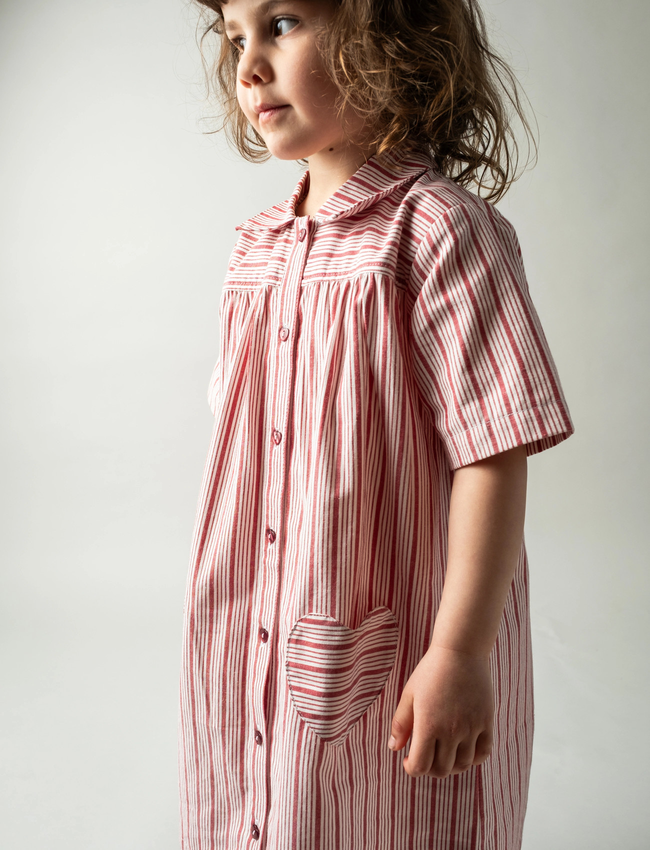 That's Mine Hea Dress, 110, Pink, Fritidskjoler > Kortærmede Fritidskjoler, Børn