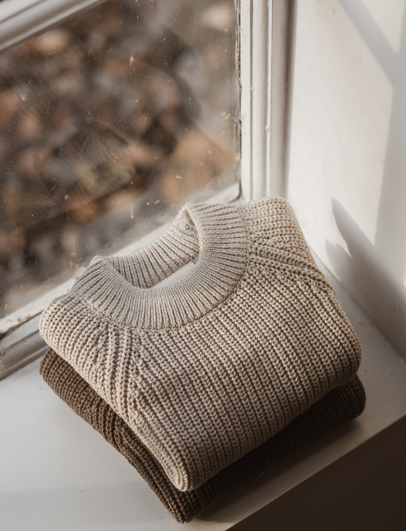 Oatmeal Melange Flo Sweater str. 68