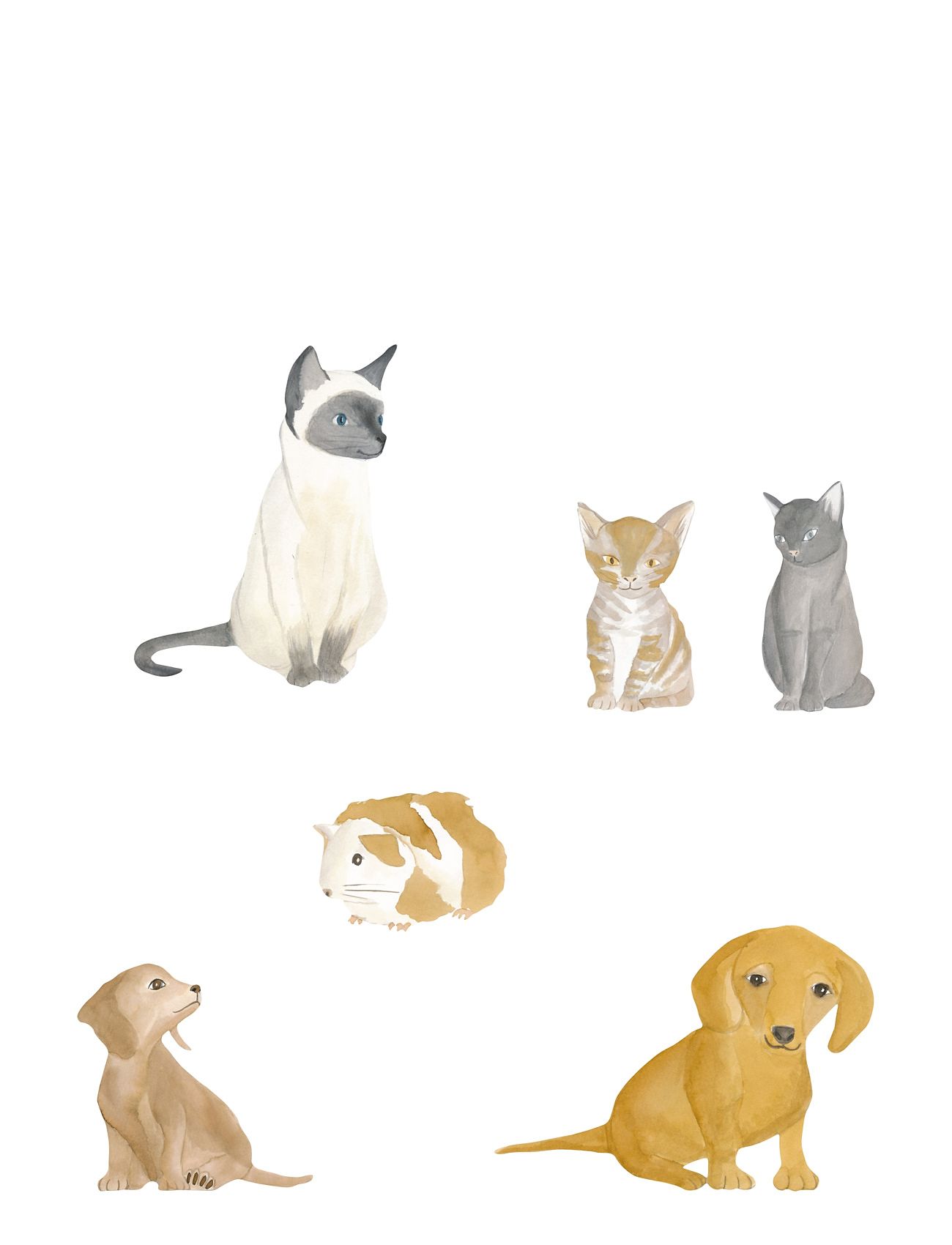 Pets Home Kids Decor Wall Stickers Animals Multi/patterned That's Mine
