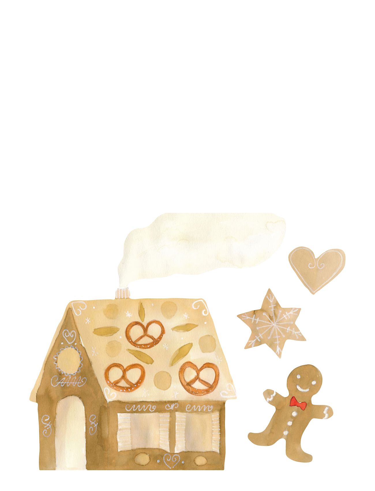 Gingerbread House Home Kids Decor Wall Stickers Nature Multi/patterned That's Mine