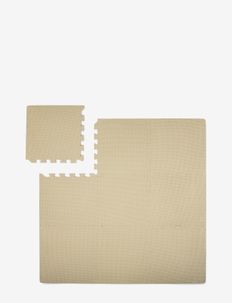 Foam play mat square - lekmattor - light grey
