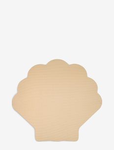 Foam play mat shell - lekematter - beige