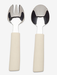 Spoon & fork set - Tofu - galda piederumi - tofu