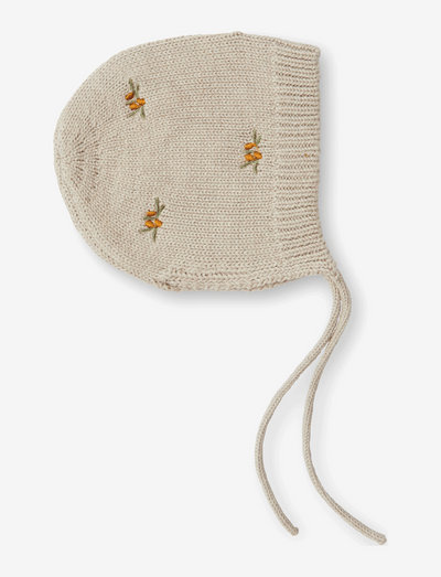 Titete Knitted helmet Havtorn 12-24 M - chapeaux pour bébés - pistachio shell melange