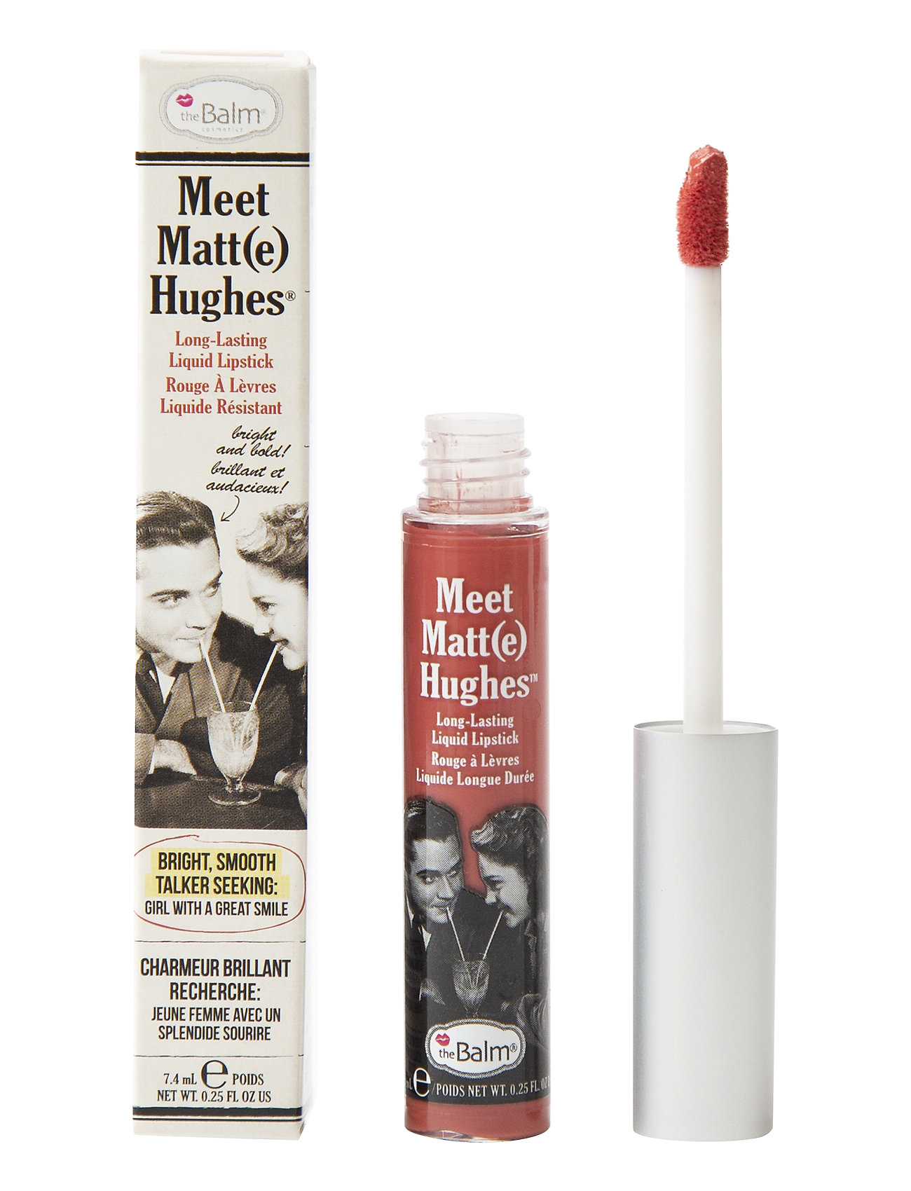 The Balm Meet Matt(E) Hughes Honest, 7.4 ml, Red, Læber > Flydende Læbe, Dame