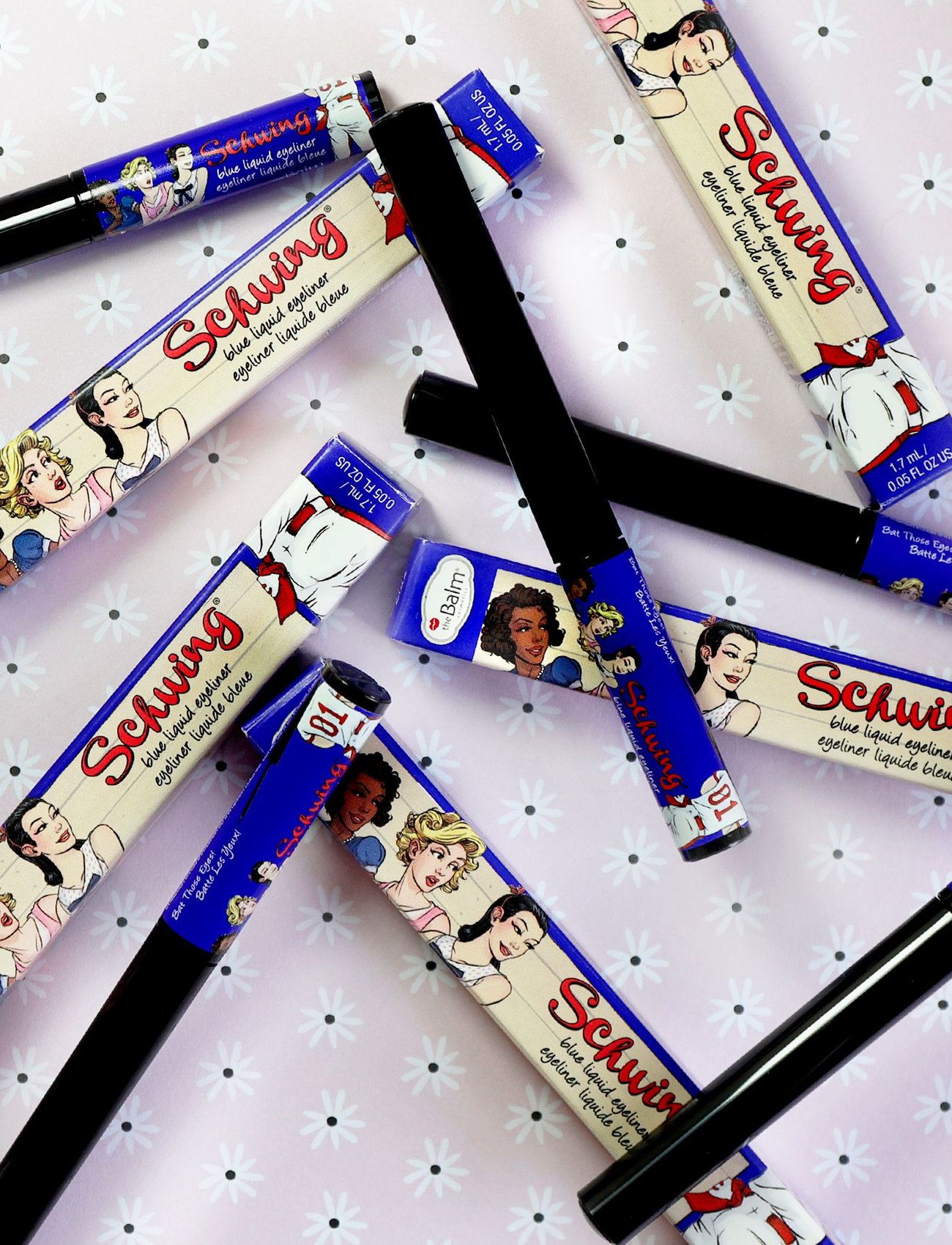 The Balm Schwing! Blue Liquid Eyeliner, 1.7 ml, Blue, Øjne > Eyeliner, Dame