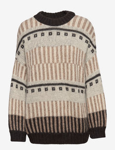 Ethno Sweater - sweaters - off white
