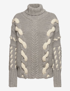 Barbora Sweater - pulls à col roulé - grey