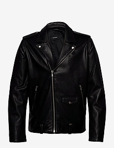 BLOUSON CUIR - leather jackets - black