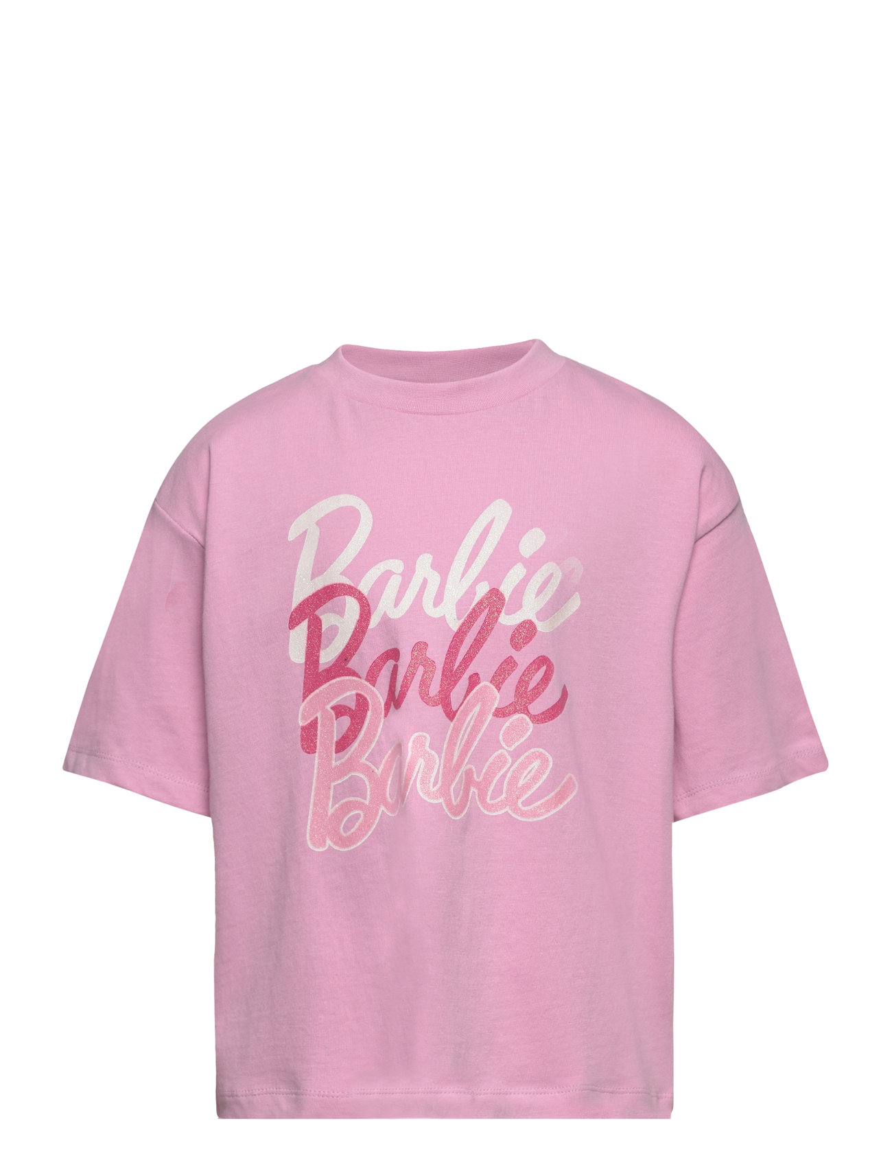 THE NEW Tnbarbie Os S_S Tee Pink - 158/164 - Kinder