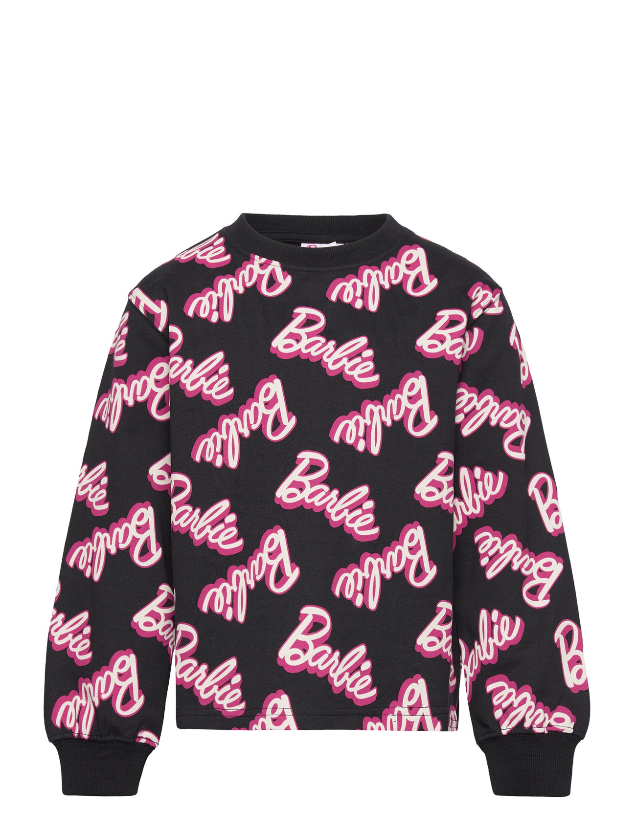 Tnbarbie Sweatshirt Aop Black The New