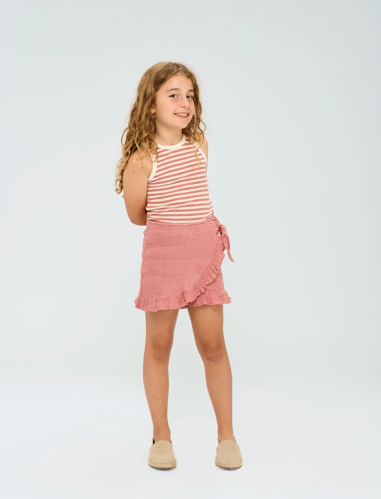 The New Tnoriella Shorts, 122/128, Pink, Shorts > Afslappede Shorts, Børn