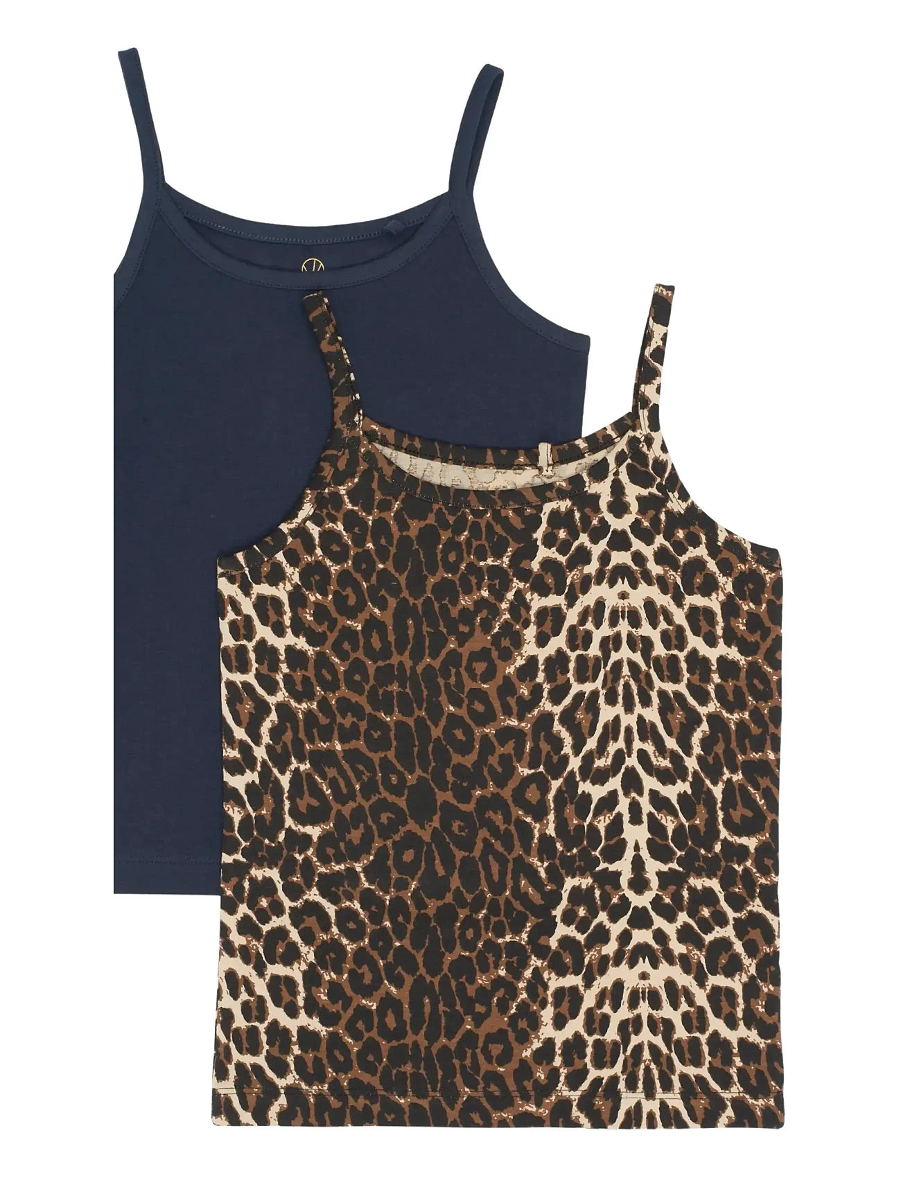 The New Tnthe New Strap Top 2-Pack, 110/116, Navy, Overdele > Veste, Børn