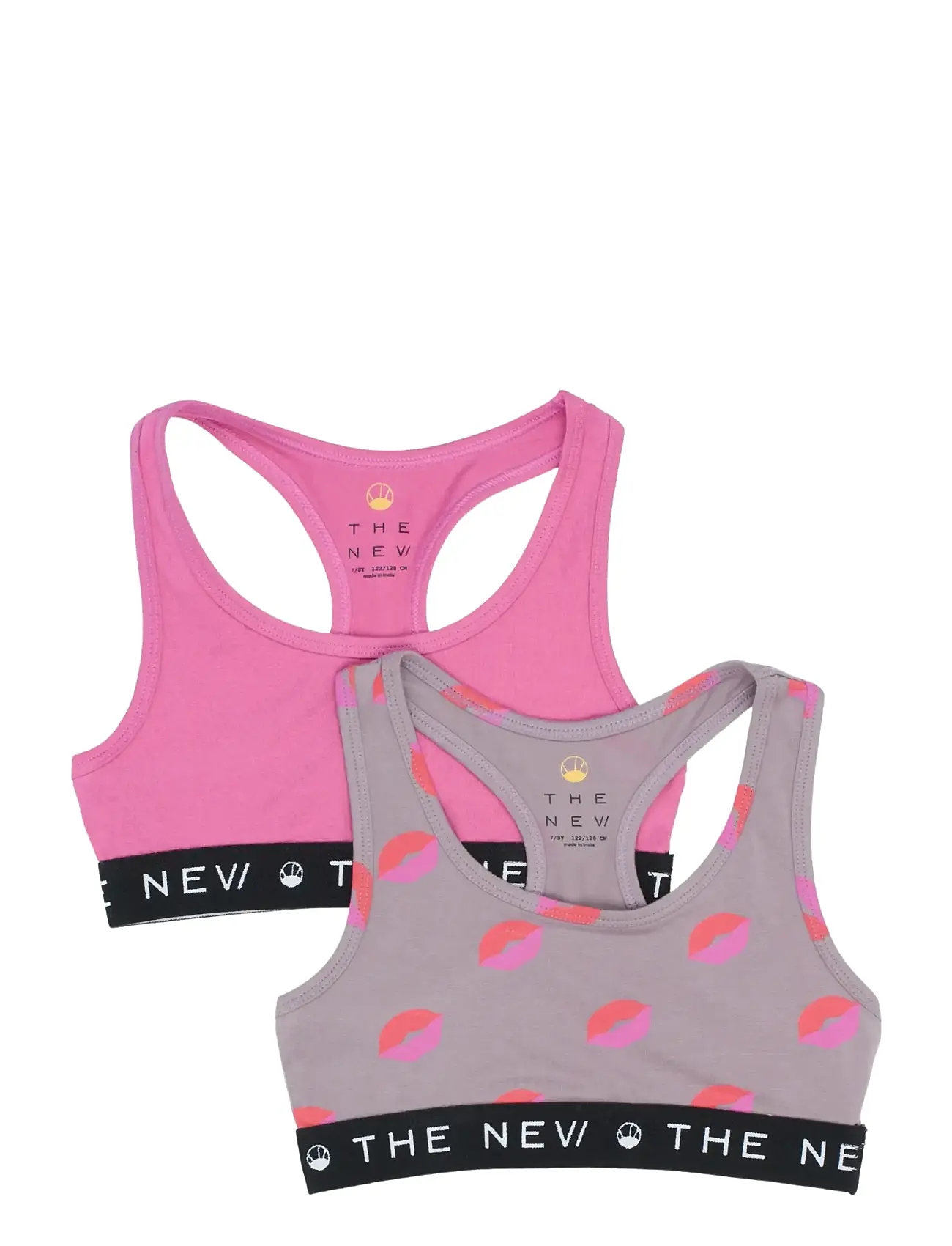 The New Tnthe New Top 2-Pack, 146/152, Pink, Undertøj > Toppe, Børn