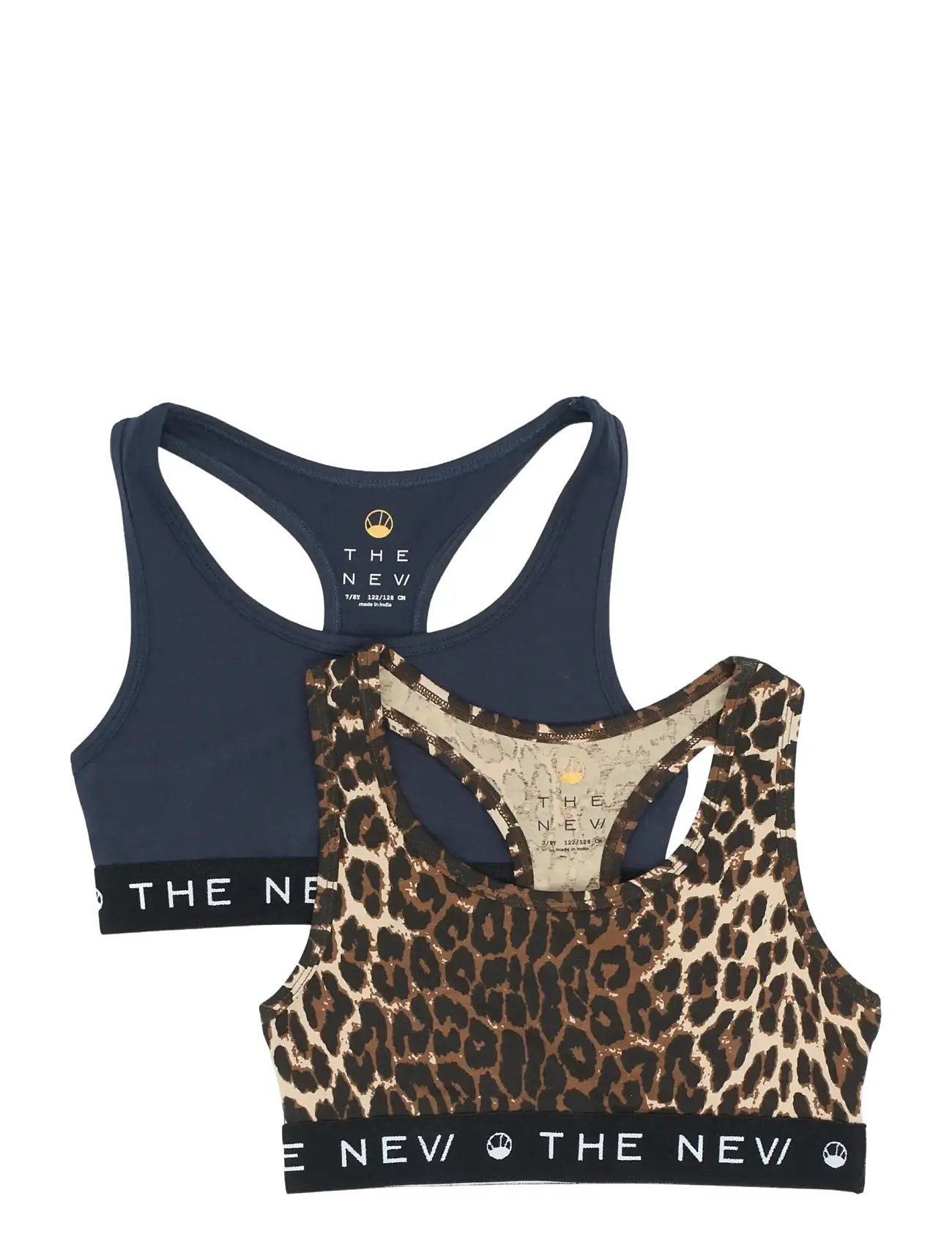 The New Tnthe New Top 2-Pack, 122/128, Navy, Undertøj > Toppe, Børn