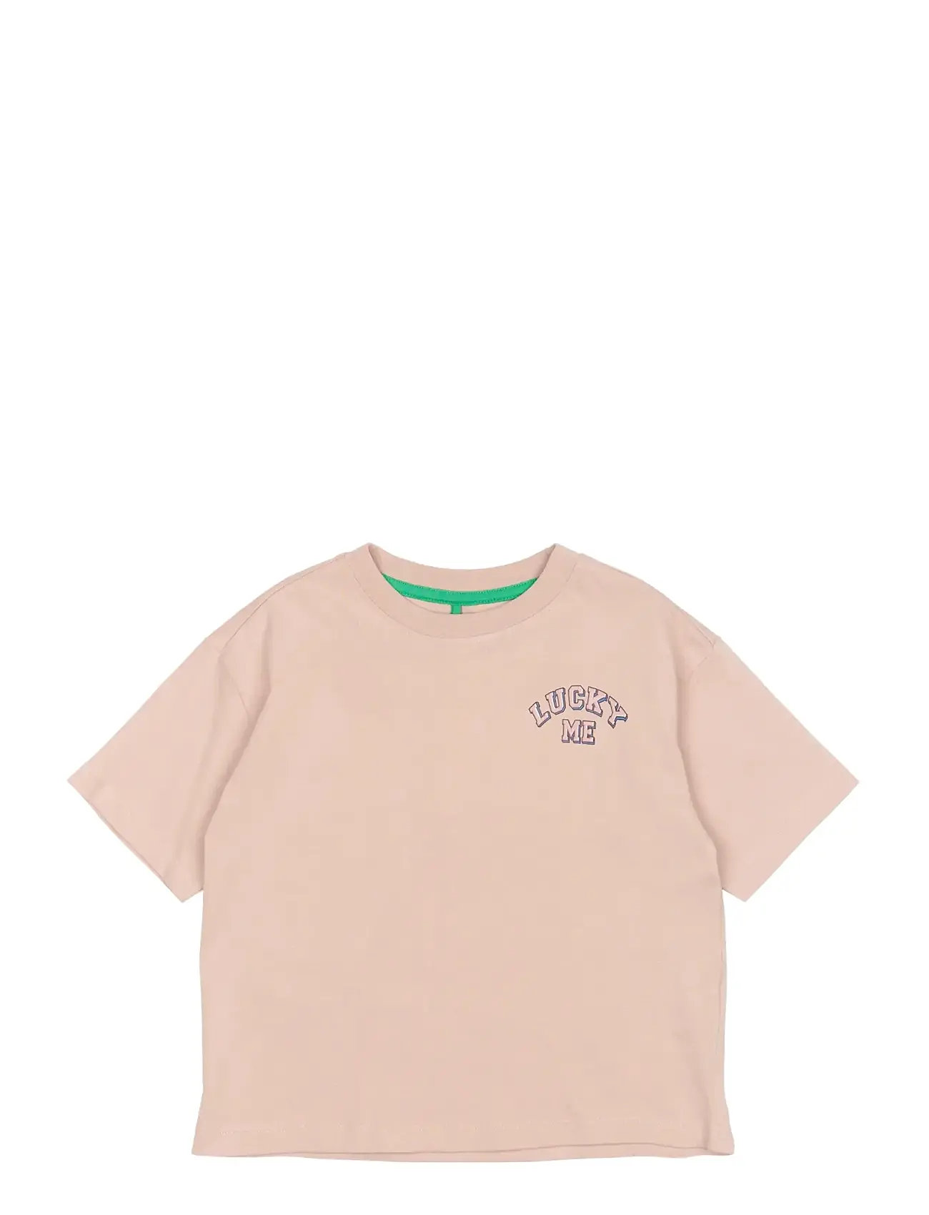 THE NEW Tnpaula Os S_S Tee Pink - 98/104 - Kinder