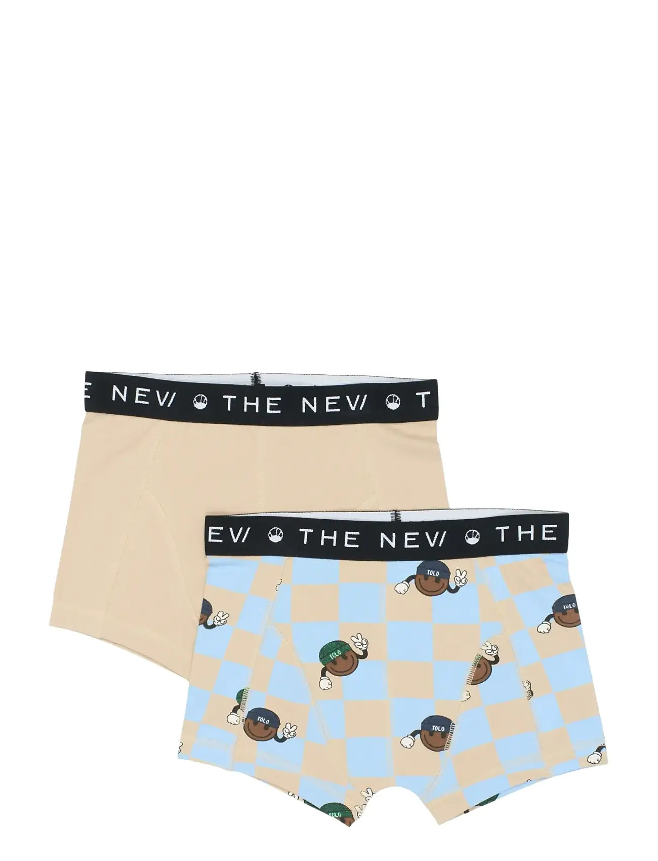 THE NEW Tnthe New Boxershorts 2-Pack Cream - 122/128 - Kinder