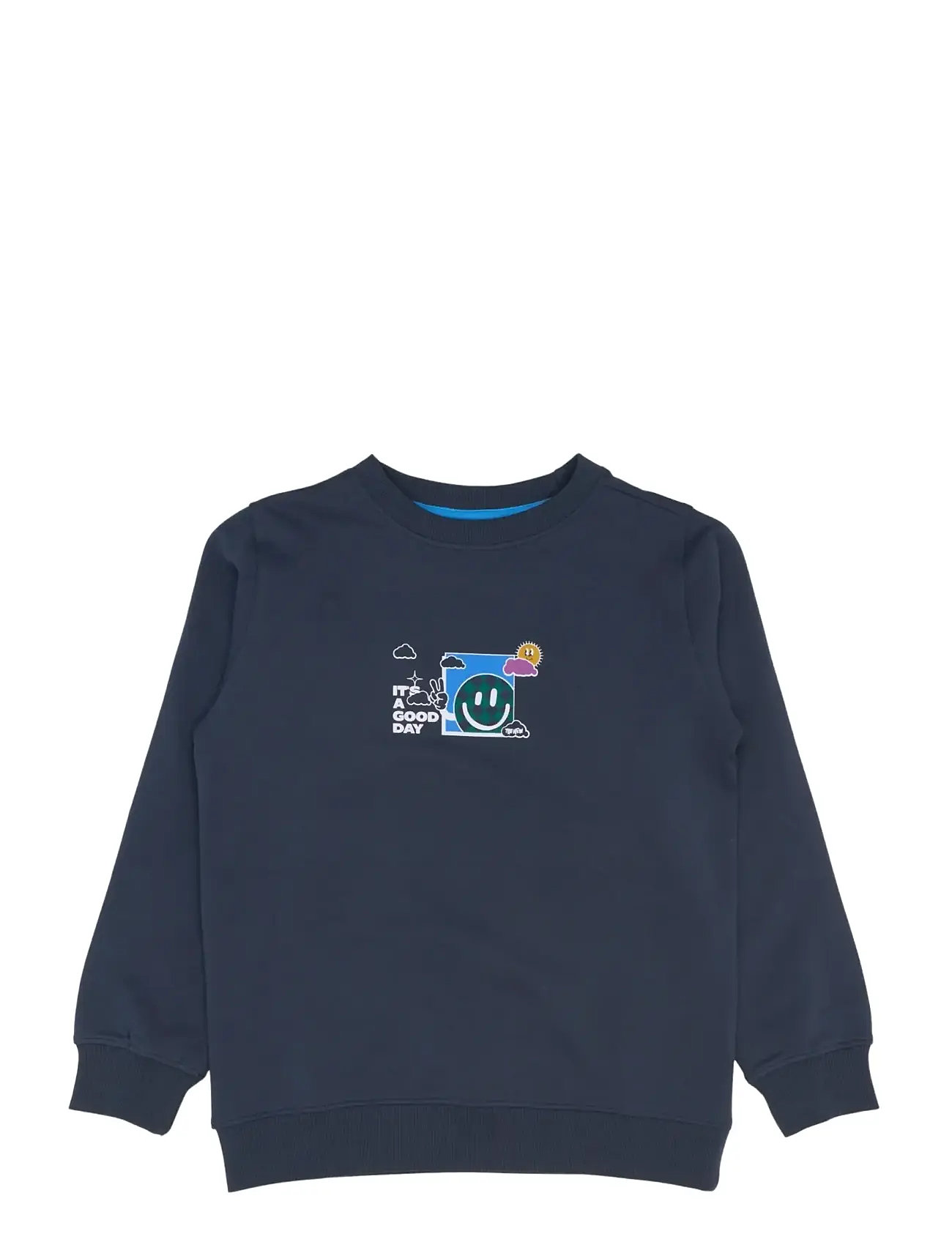 The New Tnphillip Sweatshirt, 98/104, Navy, Sweatshirts & Hættetrøjer > Sweatshirts, Børn