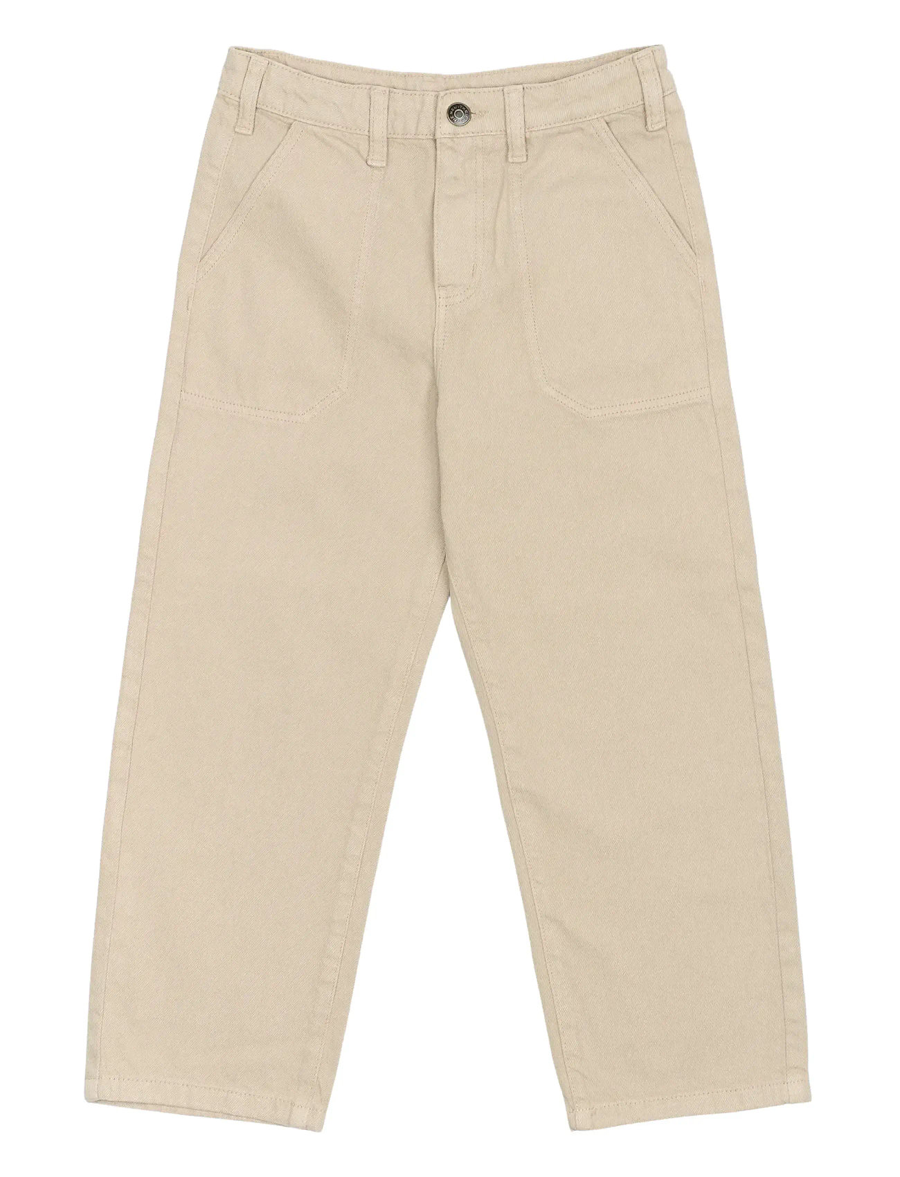 THE NEW Tnprescott Wide Jeans Beige - 110/116 - Kinder