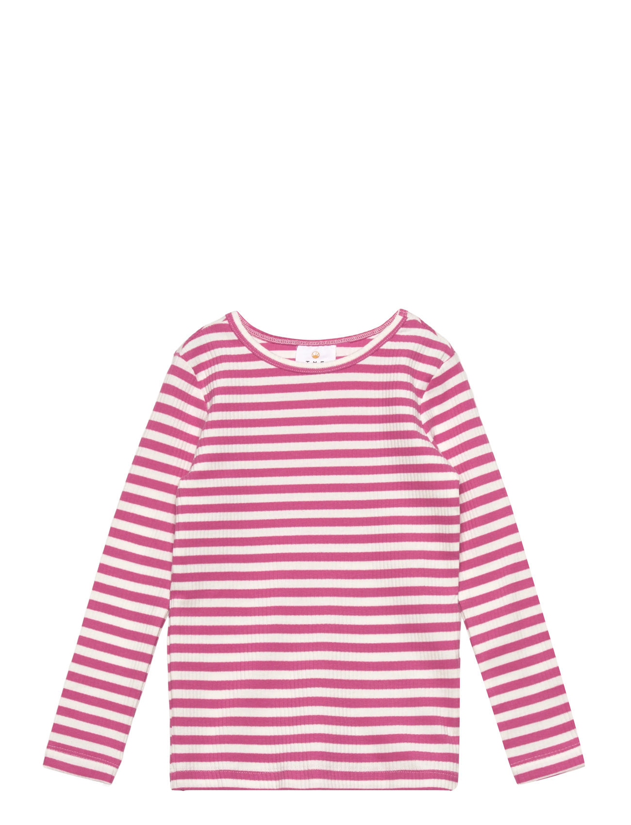 THE NEW Tnmoore L_S Rib Tee Pink - 158/164 - Kinder