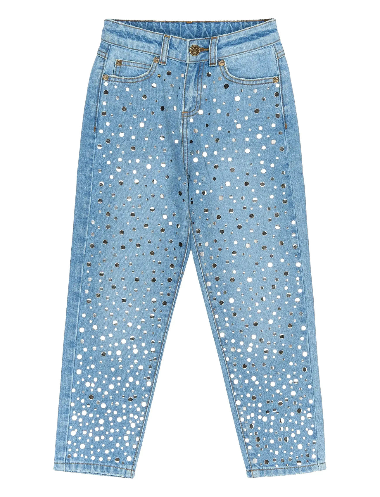 THE NEW Tnromina Mom Fit Jeans Blau - 134/140 - Kinder