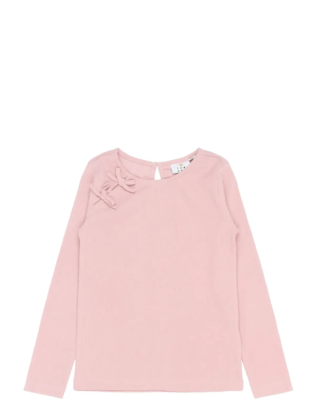 THE NEW Tnsigga L_S Rib Tee Pink - 146/152 - Kinder
