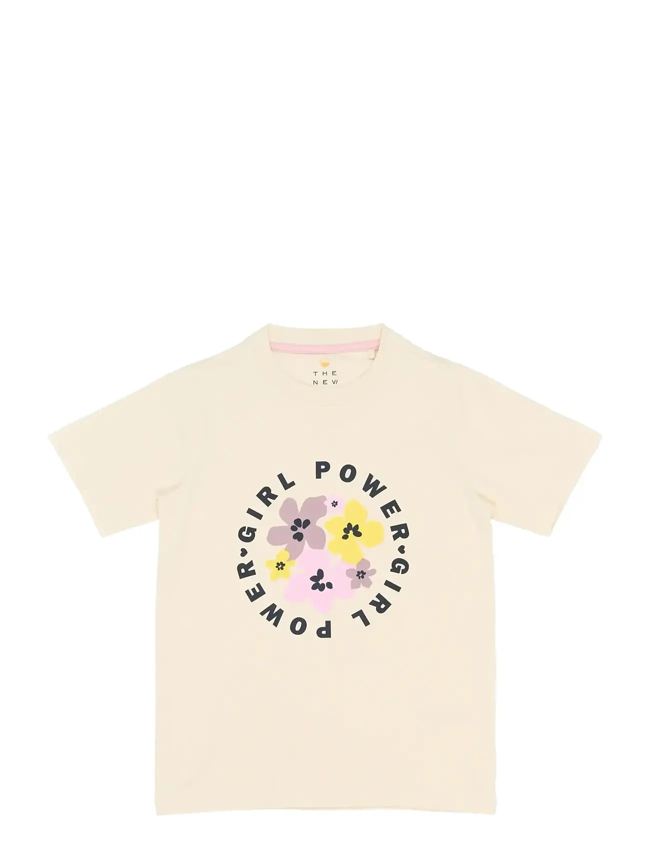 THE NEW Tnsamara S_S Tee Cream - 146/152 - Kinder