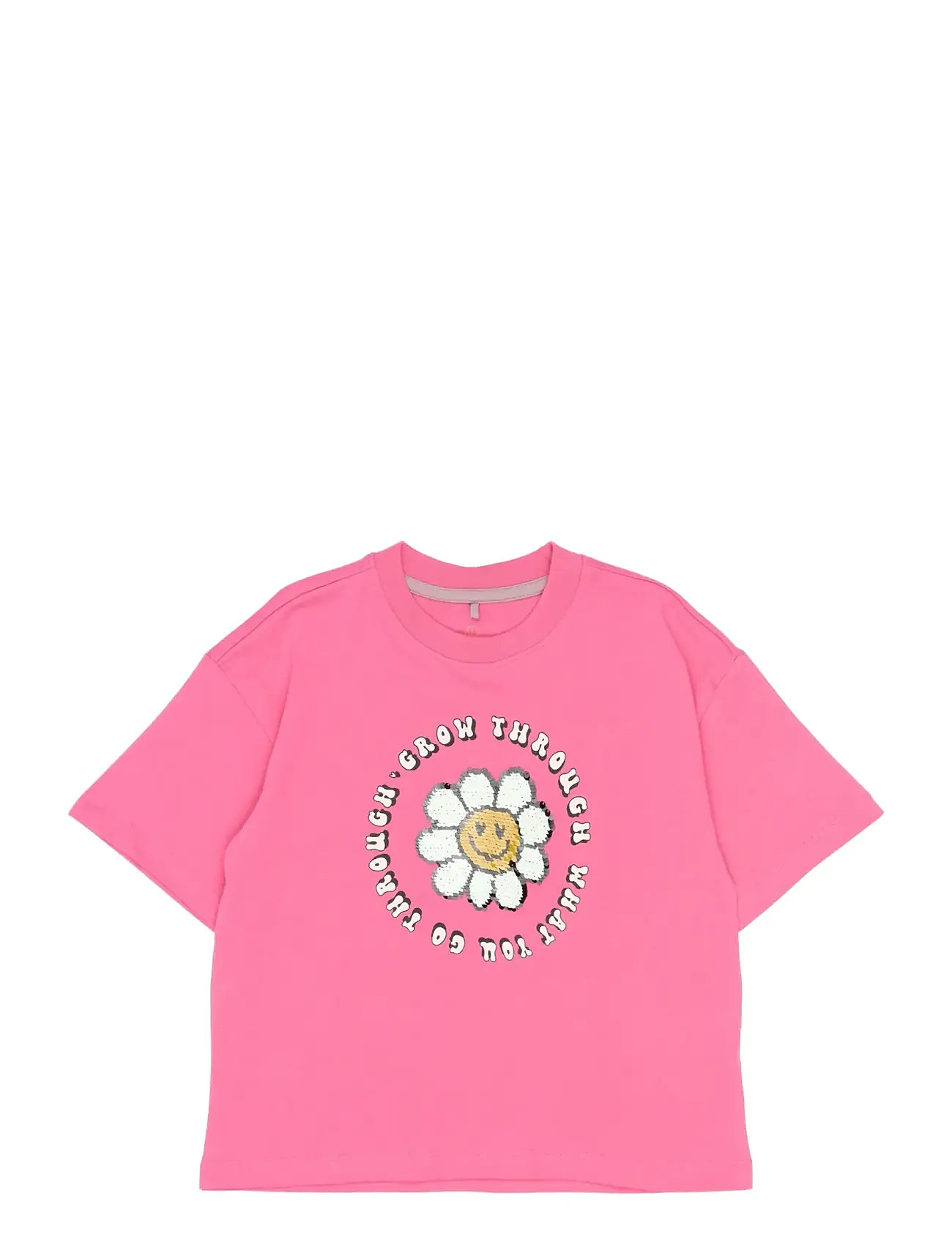 THE NEW Tnskye Os S_S Tee Pink - 110/116 - Kinder