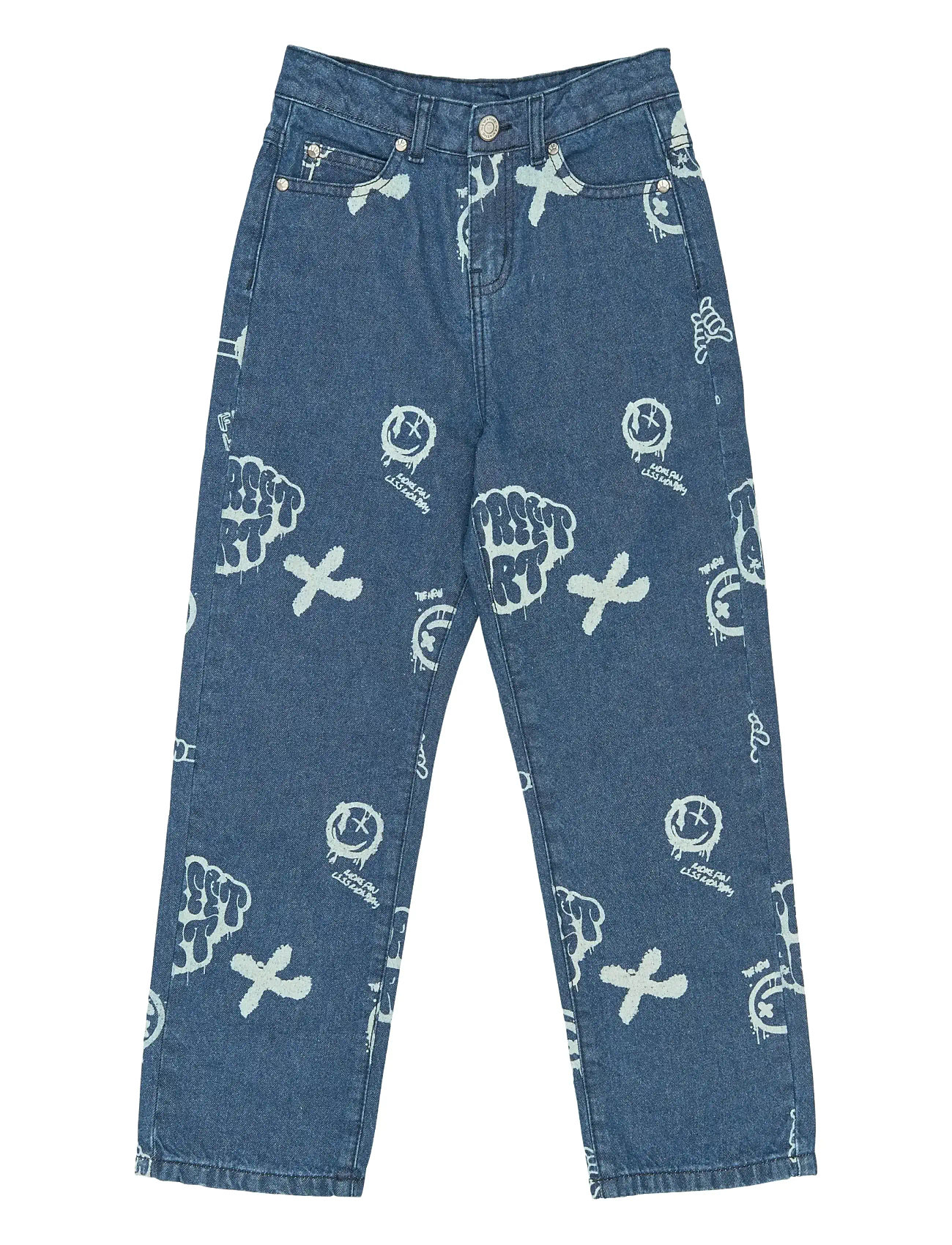 THE NEW Tnslate Baggy Fit Jeans Blau - 11 - Kinder