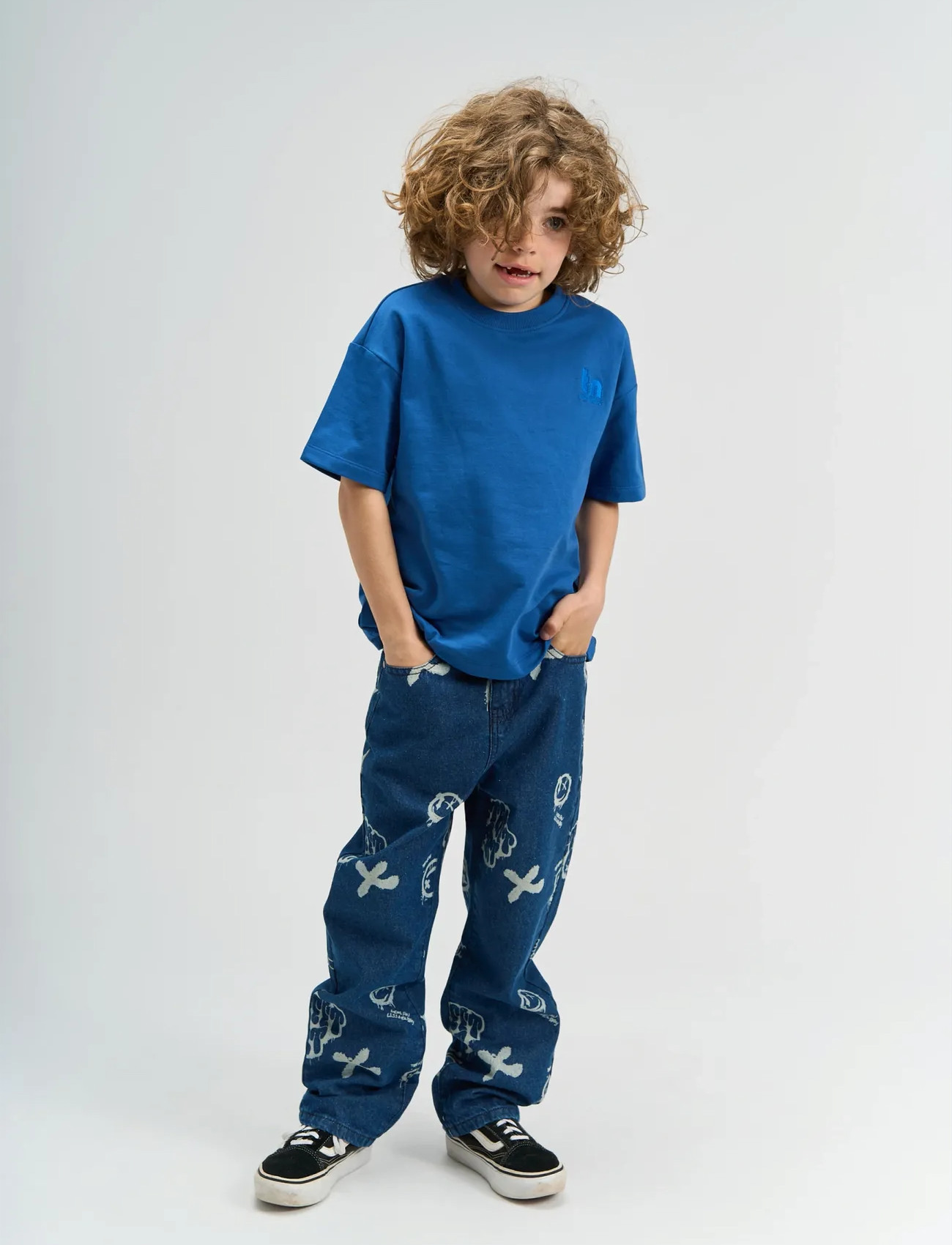 The New Tnslate Baggy Fit Jeans, 7, Blue, Jeans > Løse Jeans, Børn