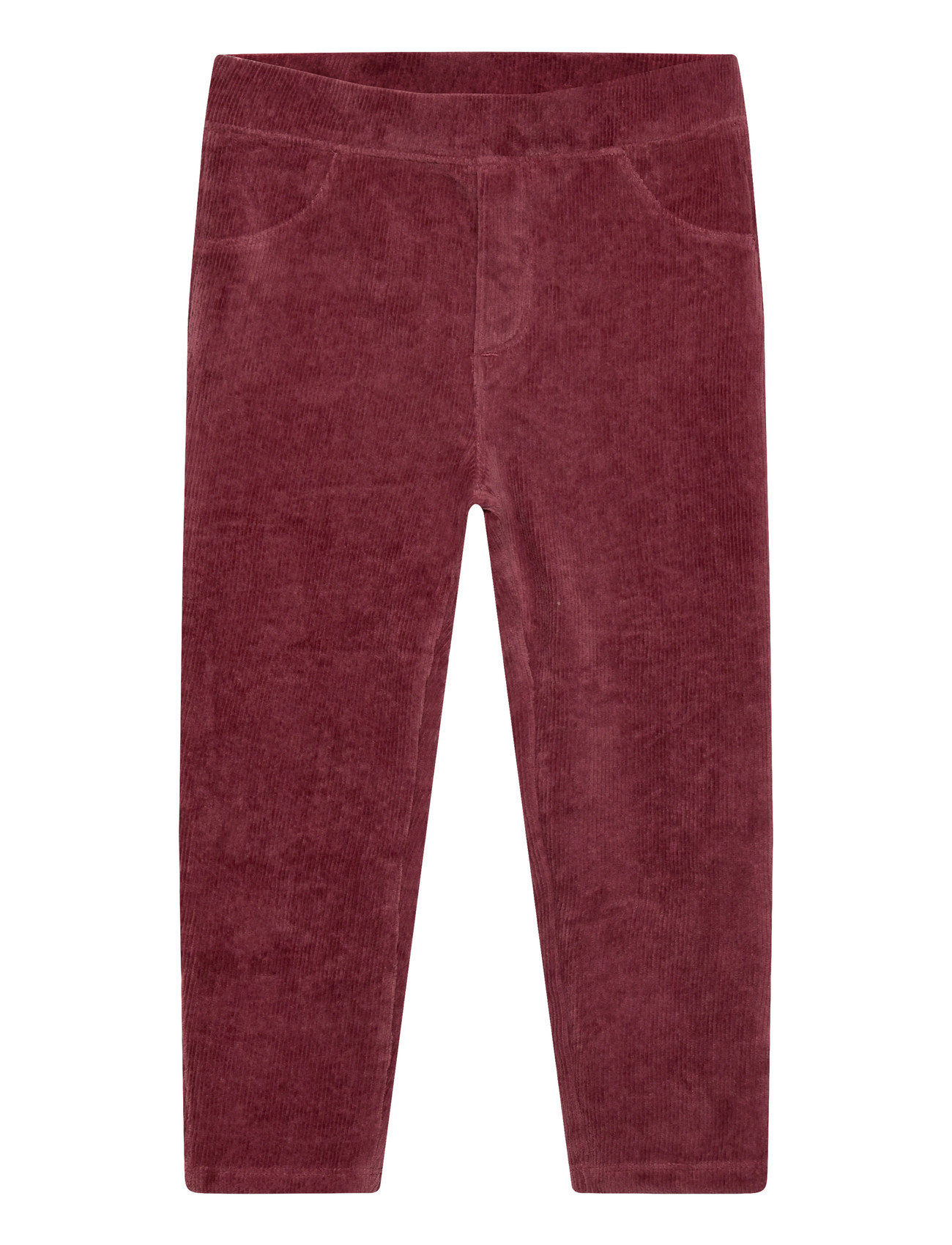 The New Tnsmiriam Corduroy Jeggings, 68, Burgundy, Underdele > Leggings, Børn