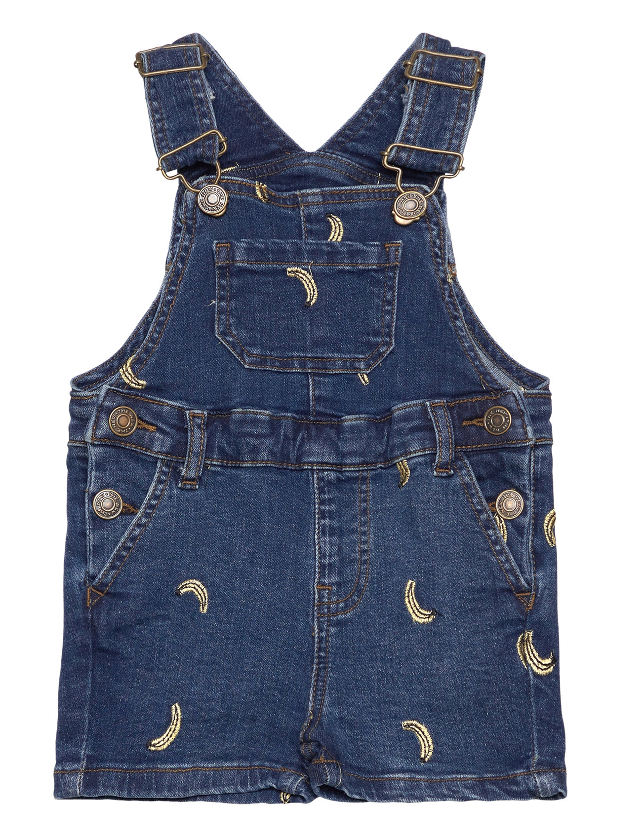 THE NEW Tnstotis Kurz Denim Dungarees Navy - 86 - Kinder