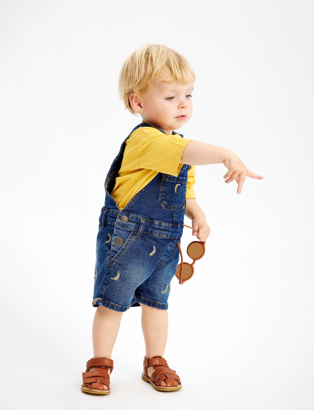 The New Tnstotis Short Denim Lækre Bukser, 98, Navy, Underdele > Lækre Bukser, Børn