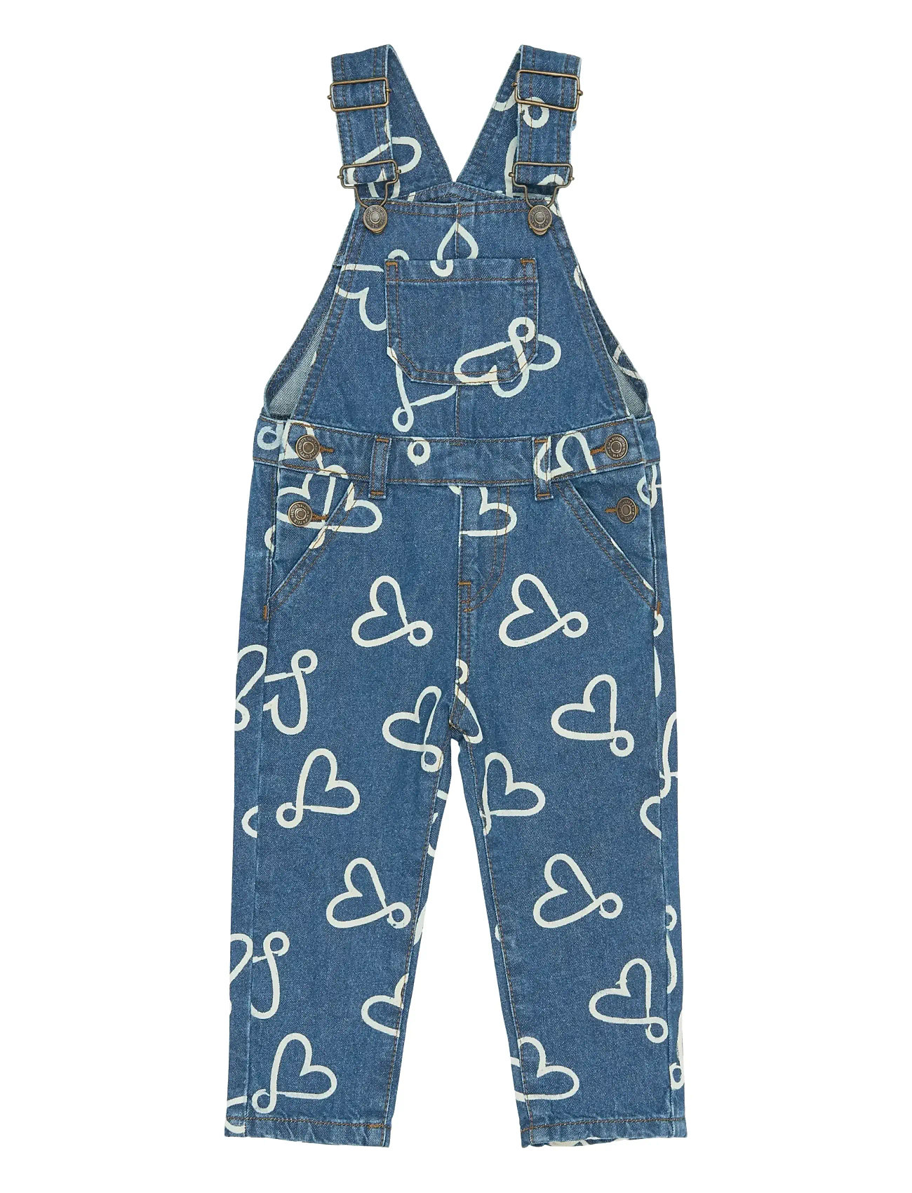 THE NEW Tnstshea Denim Dungarees Blau - 110 - Kinder