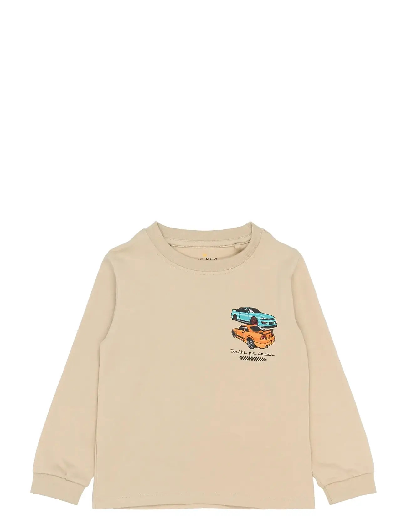 THE NEW Tnstsutton L_S Tee Beige - 98 - Kinder