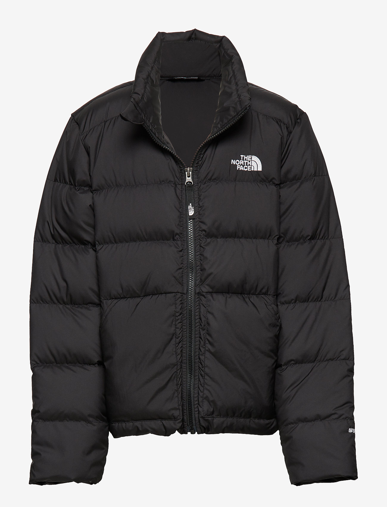 north face black puffy jacket