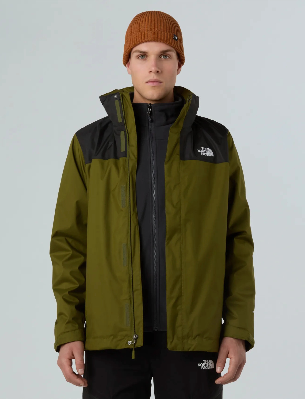 The North Face M Evolve Ii Triclimate Jacket - Eu, S, Khaki green, Sport Jackets > Sport Outdoor Jackets, Herre
