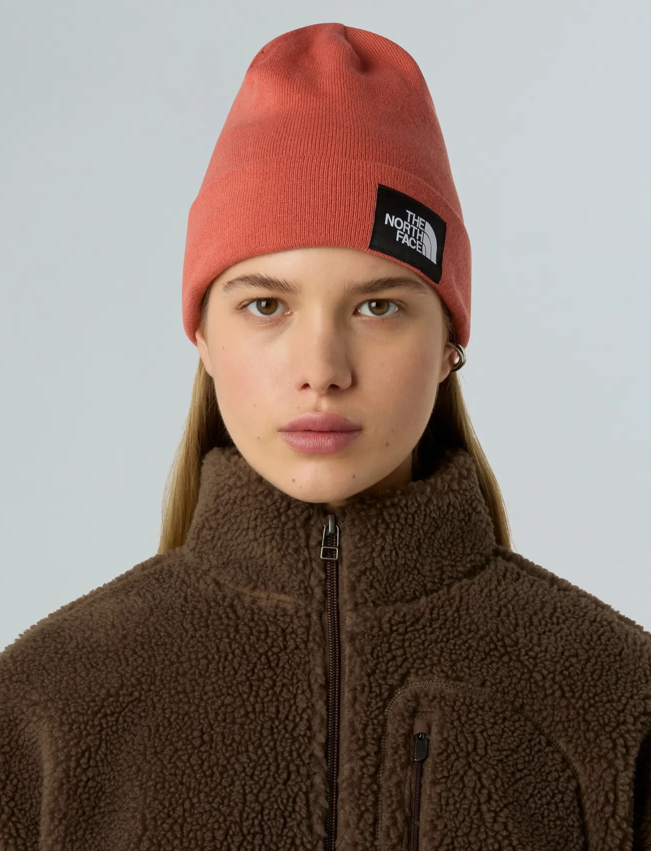 The North Face Dock Worker Recycled Beanie, One Size, Red, Hovedbeklædning > Huer, Dame
