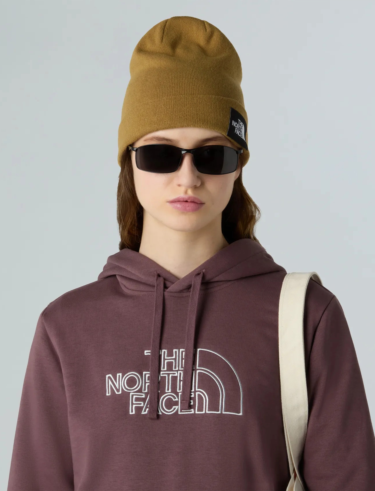 The North Face Dock Worker Recycled Beanie, One Size, Brown, Hovedbeklædning > Huer, Dame