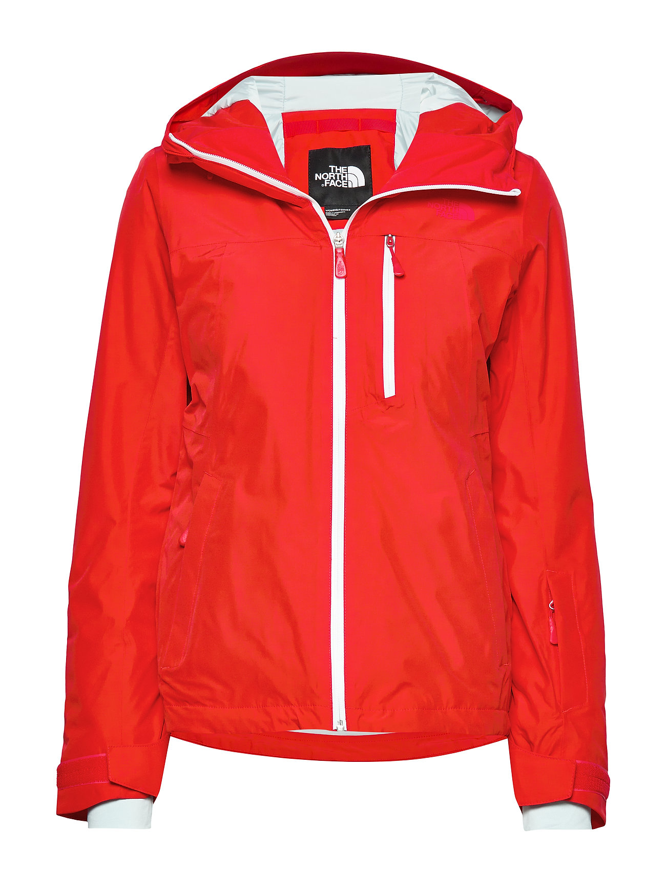 north face descendit red