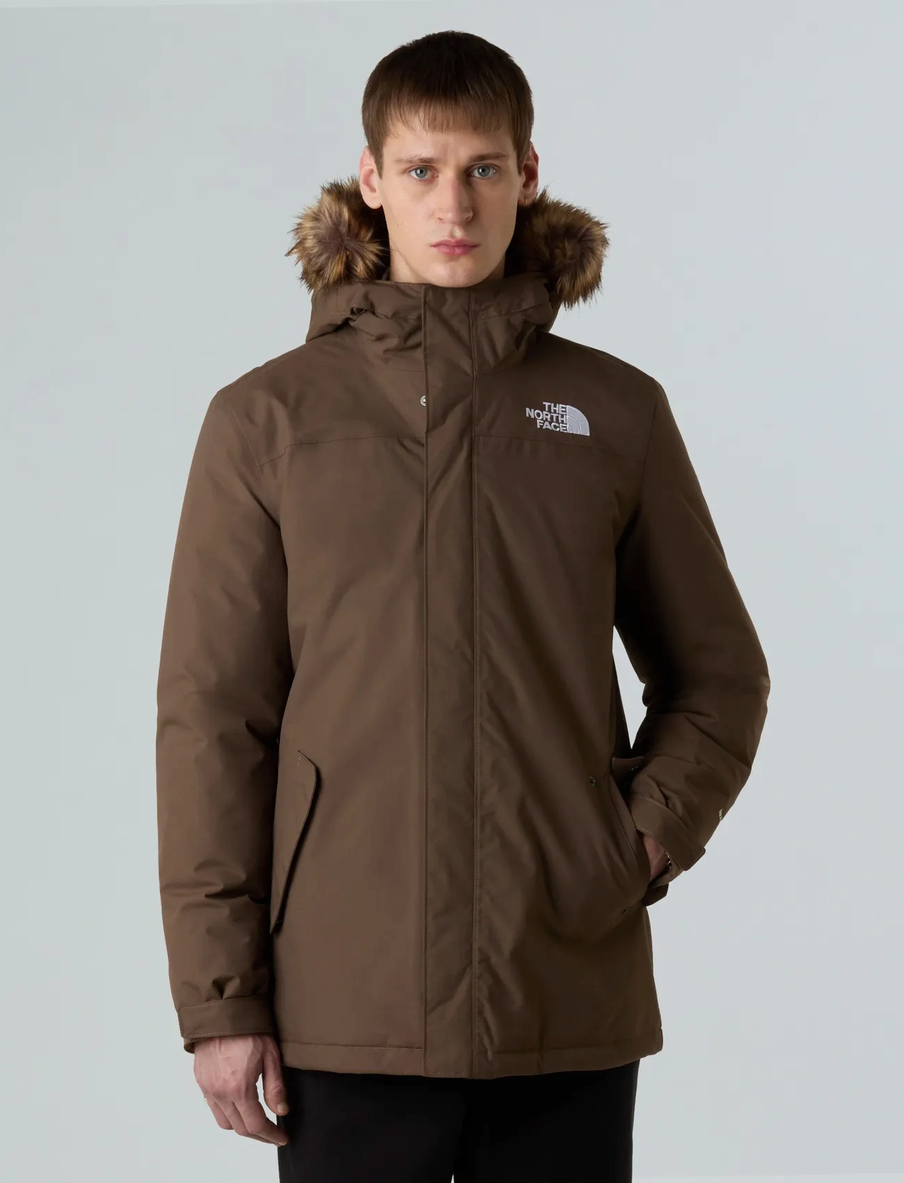 The North Face M Zaneck Jacket, S, Brown, Jakker > Parkaer, Herre