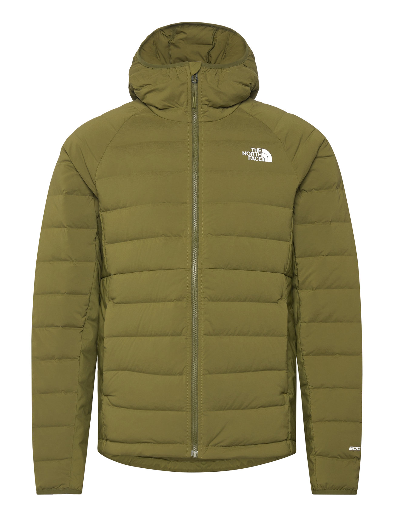 M Belleview Stretch Down Hoodie Khaki The North Face