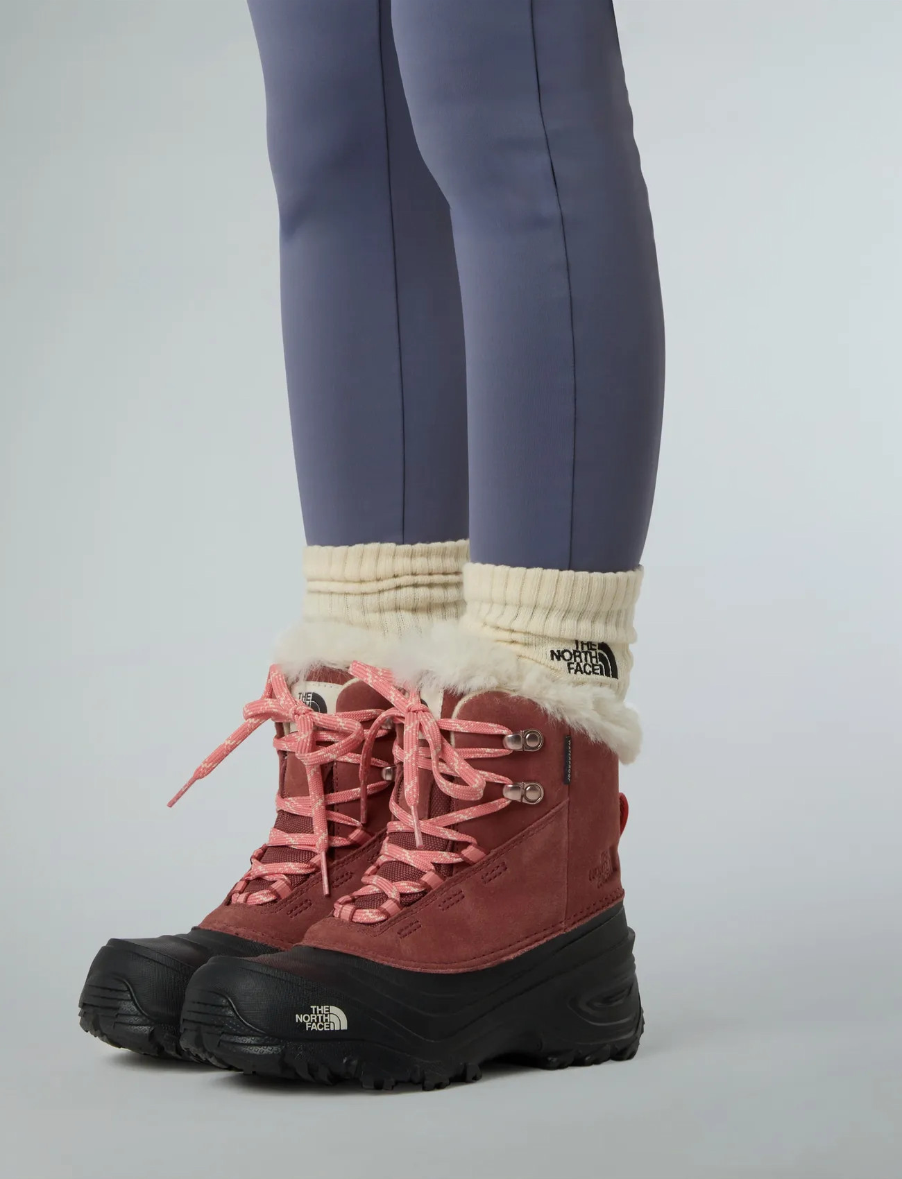 The North Face Y Shellista V Lace Wp, 28, Red, Vinterstøvler > Vinterstøvler M. Snørebånd, Børn