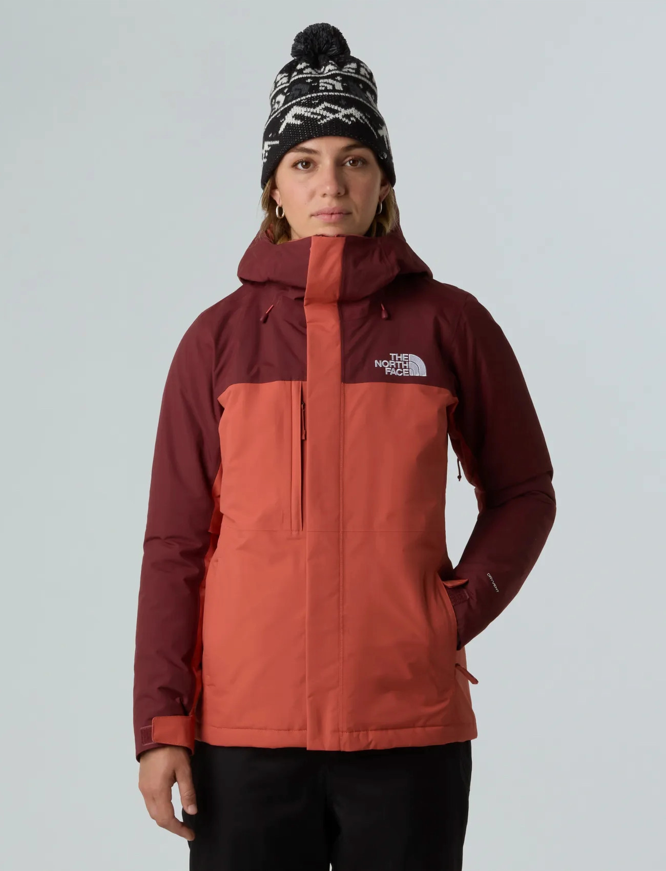 The North Face W Freedom Insulated Jacket, L, Red, Sport Jackets > Sport Ski Jackets, Dame