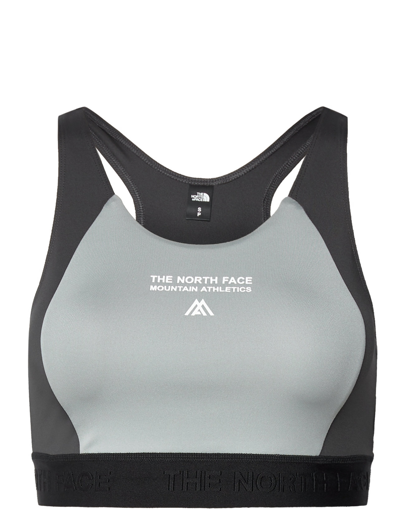 The North Face FLEX BRA - Medium support sports bra - asphalt  grey/anthracite 