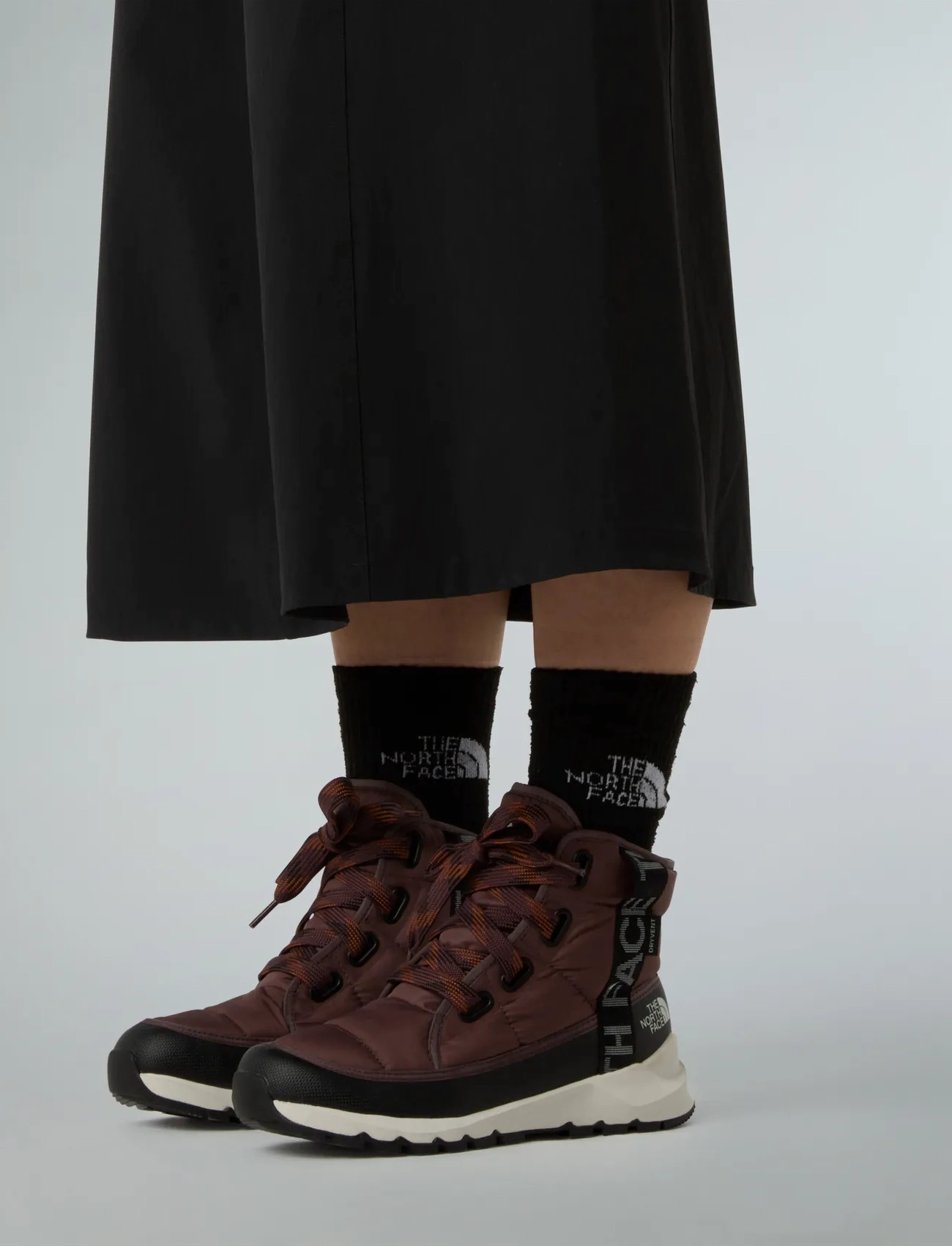 The North Face W Thermoball Lace Up Luxe Wp, 40, Brown, Sport Sko > Sport Outdoor-hiking Sko, Dame