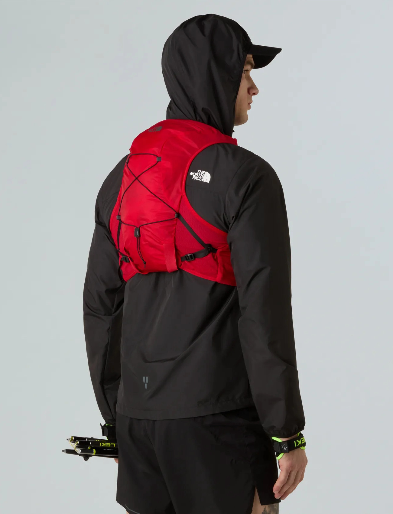 The North Face Sunriser Run Vest 8, S, Red, Sport Equipment > Sport Running Equipment, Herre